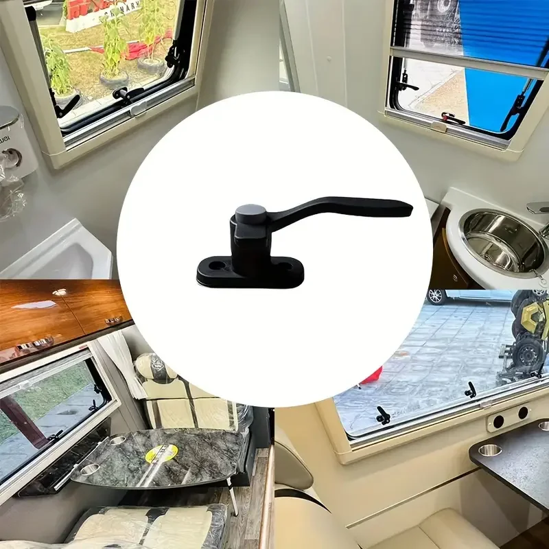 

Кривошипная ручка для окна автофургона и кемпера — прочный пластик, мощность не требуется, подходит для большинства моделей оконных замков для караванов Аксессуары для окон автофургонов