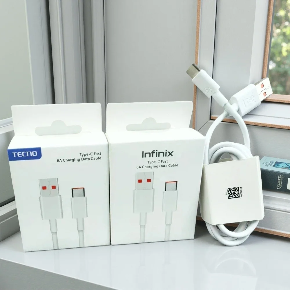 

6A Usb Type C Cable Infinix GT/Hot 60 50 40 30 45w 33w 18w Tipo C Fast Charging For Tecno Camon 40 Pro Pova 9 8 Spark 40 30 Pro+
