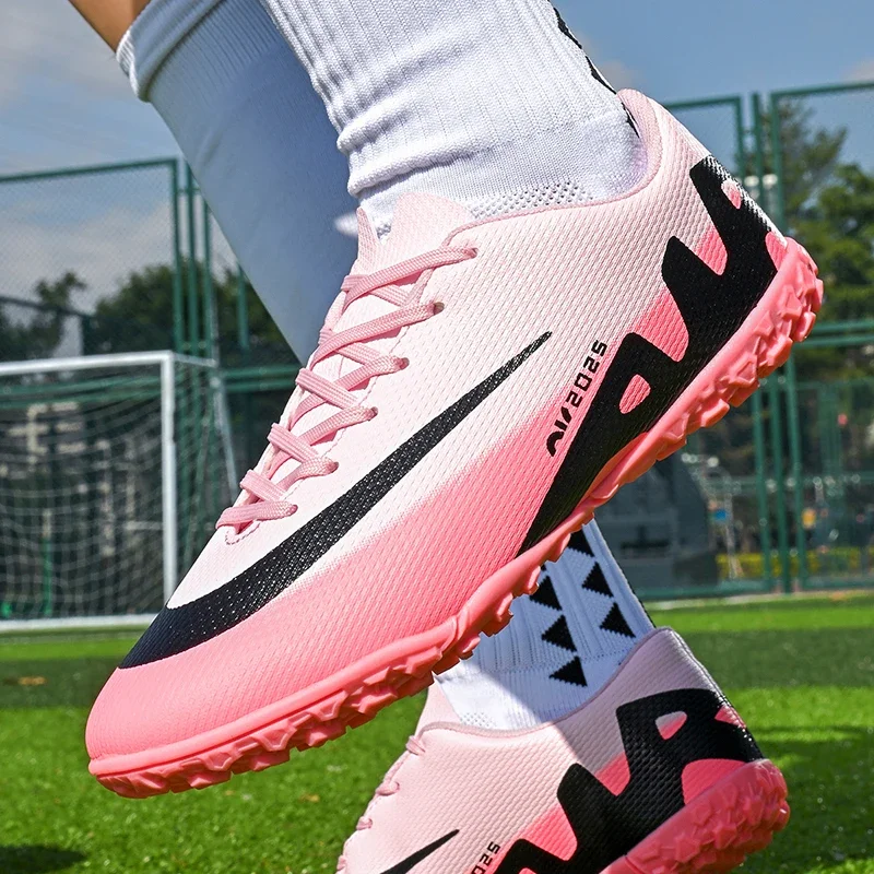 Men Football Shoes Professional Fast Soccer Shoes Society Cleats Original Indoor Football Field Boots Sneaker High Quality