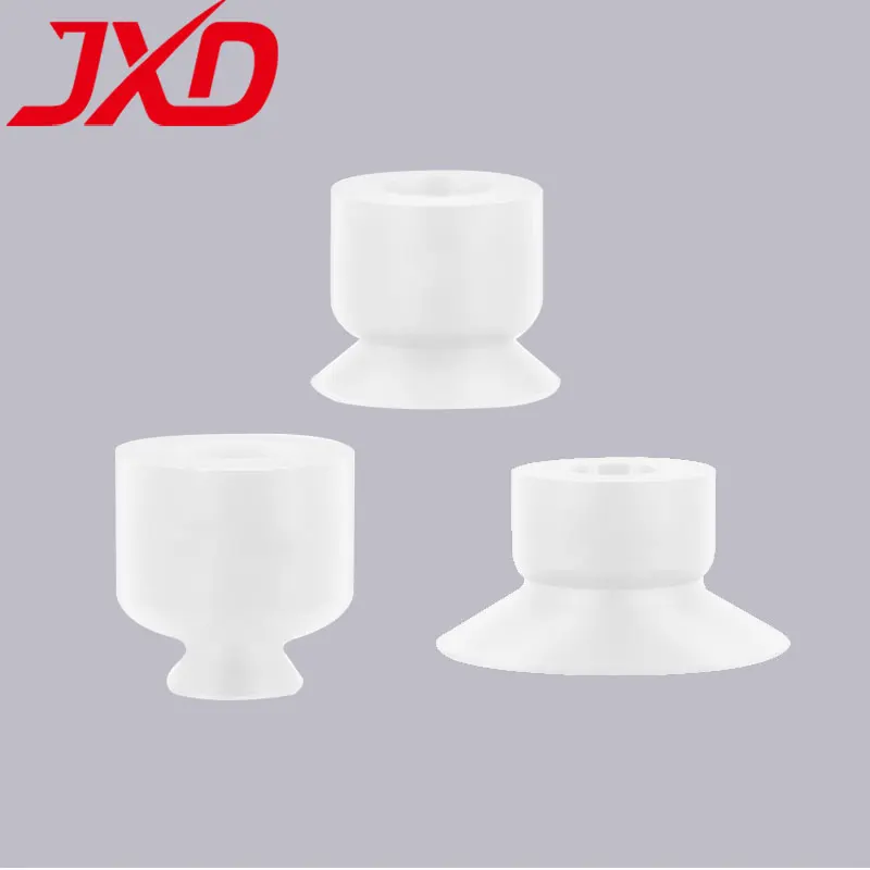 JXD SMC White Silicone Vacuum Sucker ZP2-B02/04/06/08/10/15/35MUNS Mini Flat Soft Pneumatic Vacuum Suction Cup