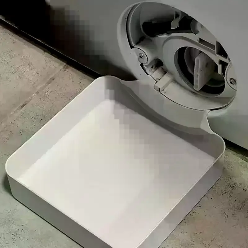 Washing Machine Drain Water Collection Tray, No Overflow, Lint Filter and Foreign Object Collection Drip Tray, Clean Laundry R