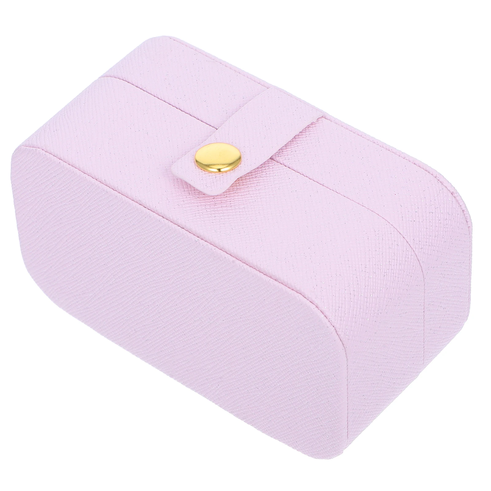 

Travel Jewelry Box Holder Storage Pearl Fleece Earring Case for Girls Portable Organiser