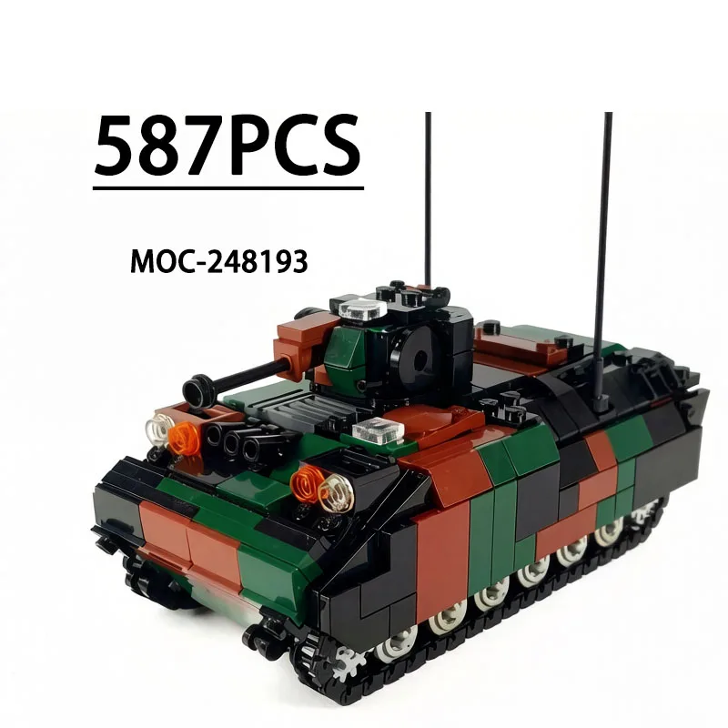 Assembly Module AIFV - YPR 765 Tracked Armored Tank MOC-248193 587 Type Birthday Gift Christmas New Year Toy