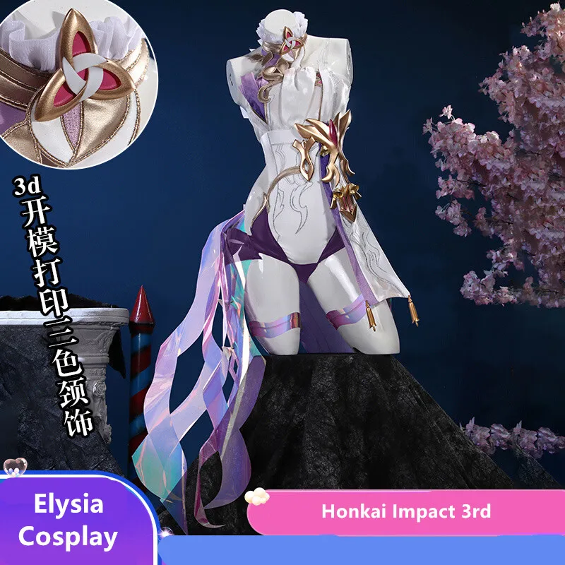 

Elysia Cosplay Costume Game Honkai Impact 3rd Anime Women Sexy One-piece Clothes Role-playing Clothing for 2023 Sizes S-2XL