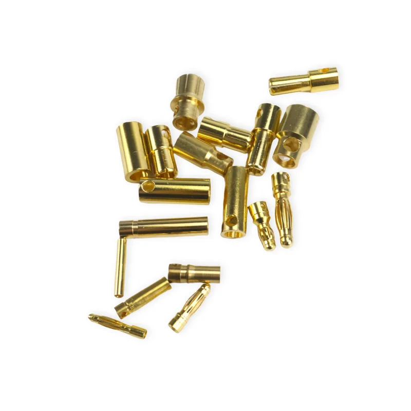 New type Gold Plated Brass 2mm3mm3.5mm4mm5mm5.5mm6mm6.5mm8mm Banana Connector Plug Bullet Male Female ESC Lipo RC Battery Plugs