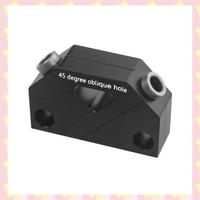 AB51 Pocket Hole Jig Set -45° Punch Locator Angle Woodworking Tool Hole Screw Jig Positioner Drilling Dowel Drill Guide Joiner K