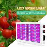 1000W LED Grow Light for Indoor Plants 216 LEDs Full Spectrum Veg and Bloom Dual Switch IP65 Waterproof Hanging Plant Growing