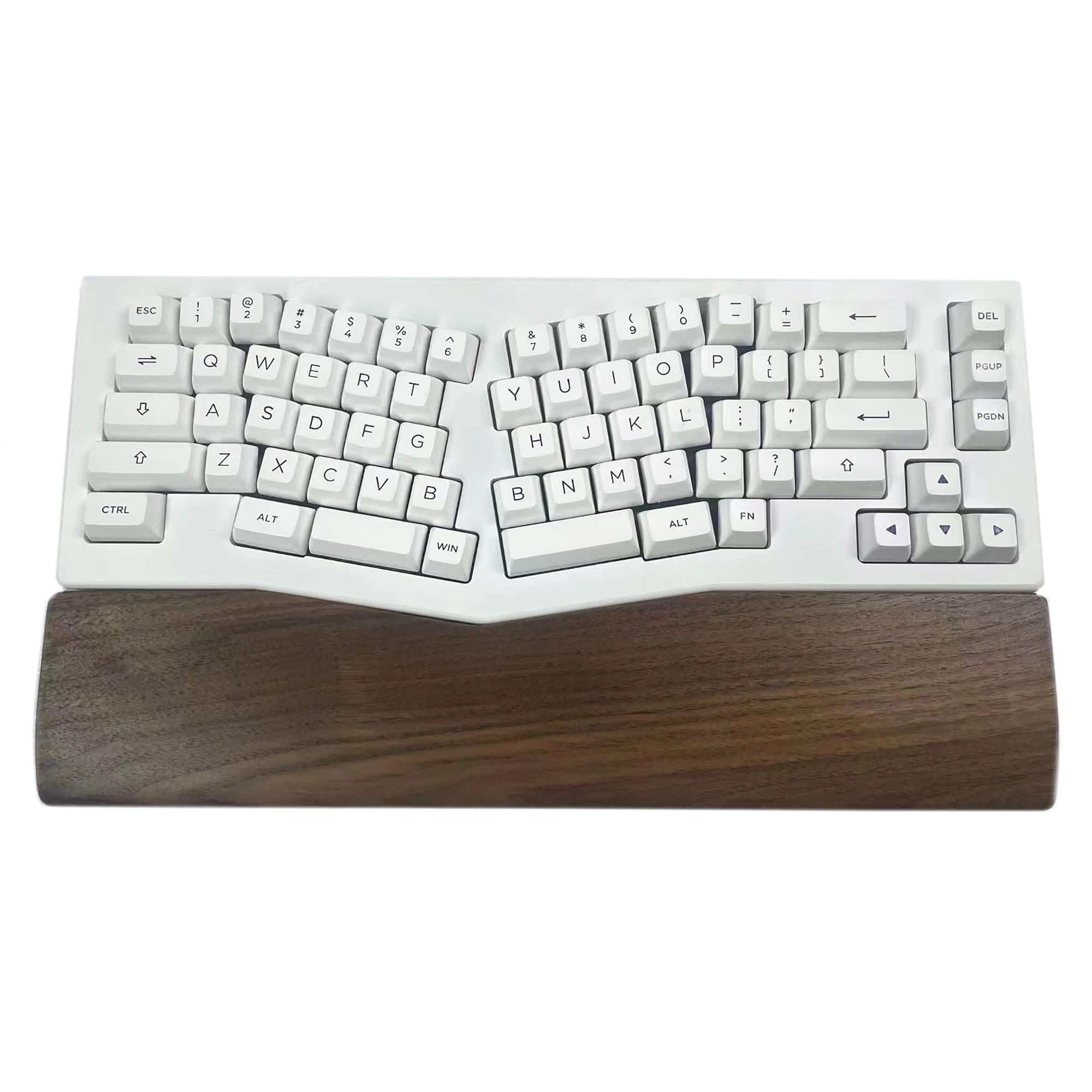 

Wooden Wrist Rest Solid Wood Walnut For AKKO Alice Pro