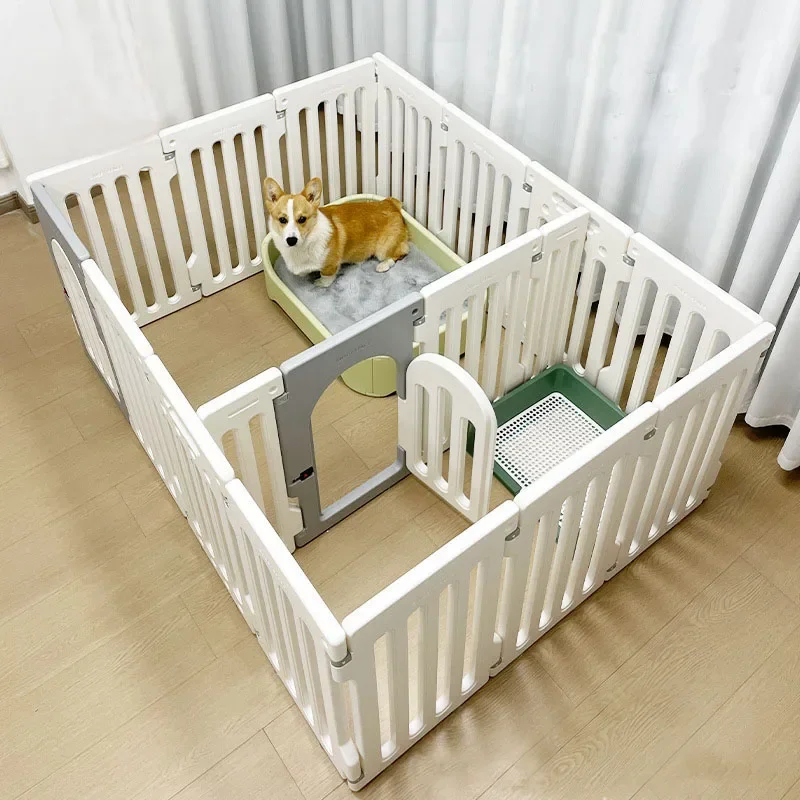 Pets playpen indoor partition pet activity space dog toilet bedroom cat nest small animal enclosure fence plastic playpen