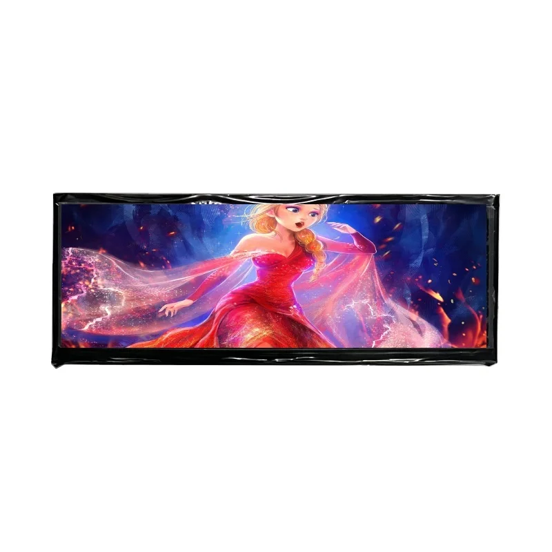 15 Inch Bar Type TFT Capacitive IPS Touch Screen with 1280*242 LVDS Interface Industrial Car Display LCD Modules
