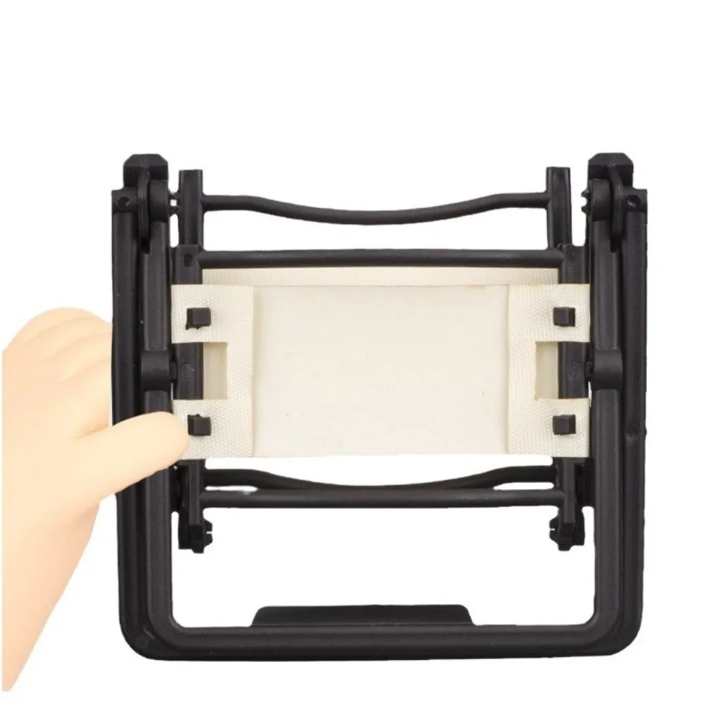 Silla de ocio para casa de muñecas de diseño plegable, modelo de tamaño Mini, muebles para casa de muñecas, accesorios para fotos de estilo informal, Mini modelo de muebles