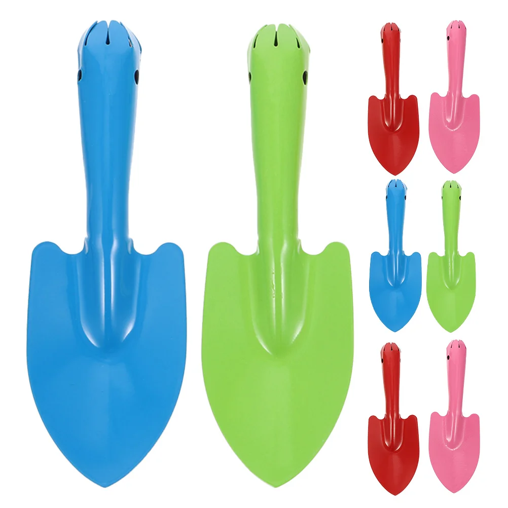 

8Pcs Gardening Shovel Set Iron Compact Hand Tool for Digging Planting Transplanting Soil Gardening Outdoor Shovels for Digging
