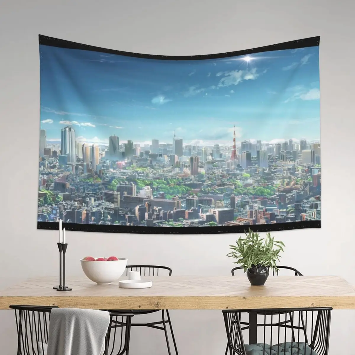 

Kimi no Tokyo Tapestry Decoration Aesthetic Bathroom Decor Bedroom Deco Tapestry