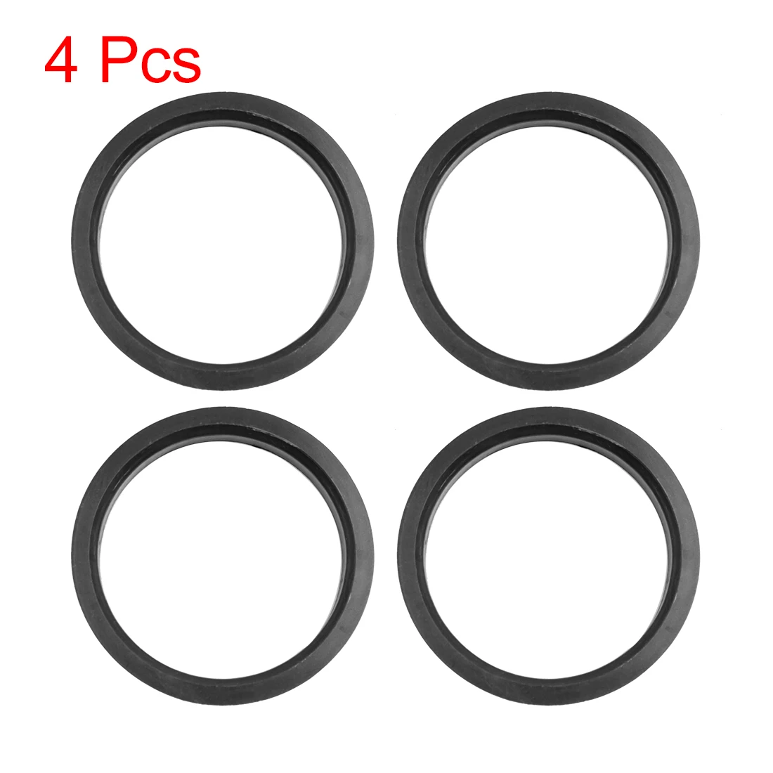 UXCELL 4 Uds OD 73,1 67,1mm a ID 56,6 58,5 64,3 67,1 57,1mm anillos centrales de cubo de coche diámetro de rueda espaciador central de plástico