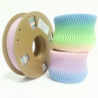 250g(0.55lbs) Matte Rainbow Board 3D Printer Consumables, 1.75mm - Purple, Pink, Green, Blue Gradient