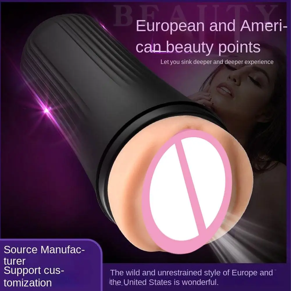 ذكر مص جهاز استمناء المهبل الحقيقي لينة سيليكون الكبار الاستمناء جيب كس الاصطناعي ألعاب الجنس المهبلي للرجال السلع #3