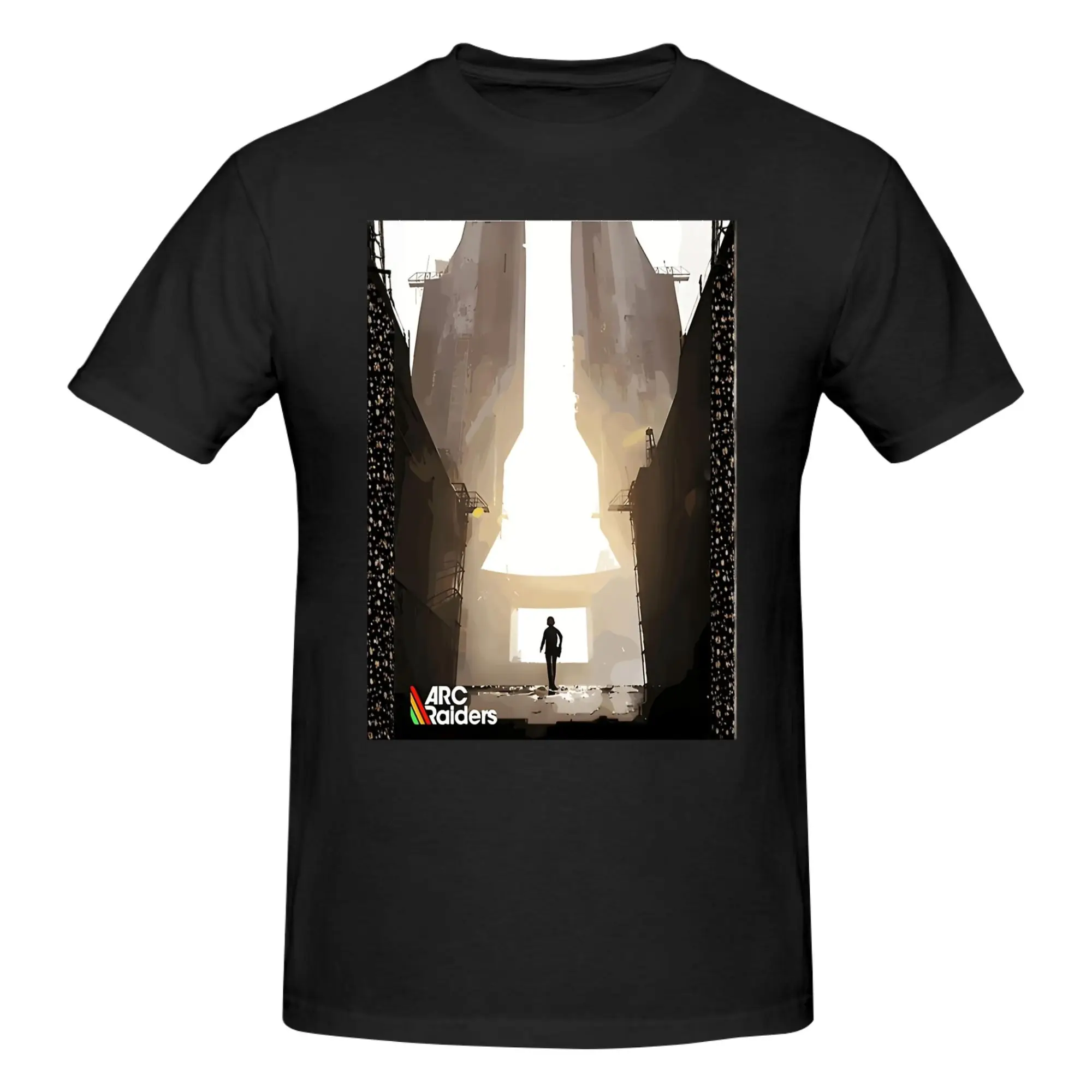 1 Piece Post Apocalyptic Novelty 100% Cotton T-Shirt A-ARC Multiplayer Online Tops Tees For Men
