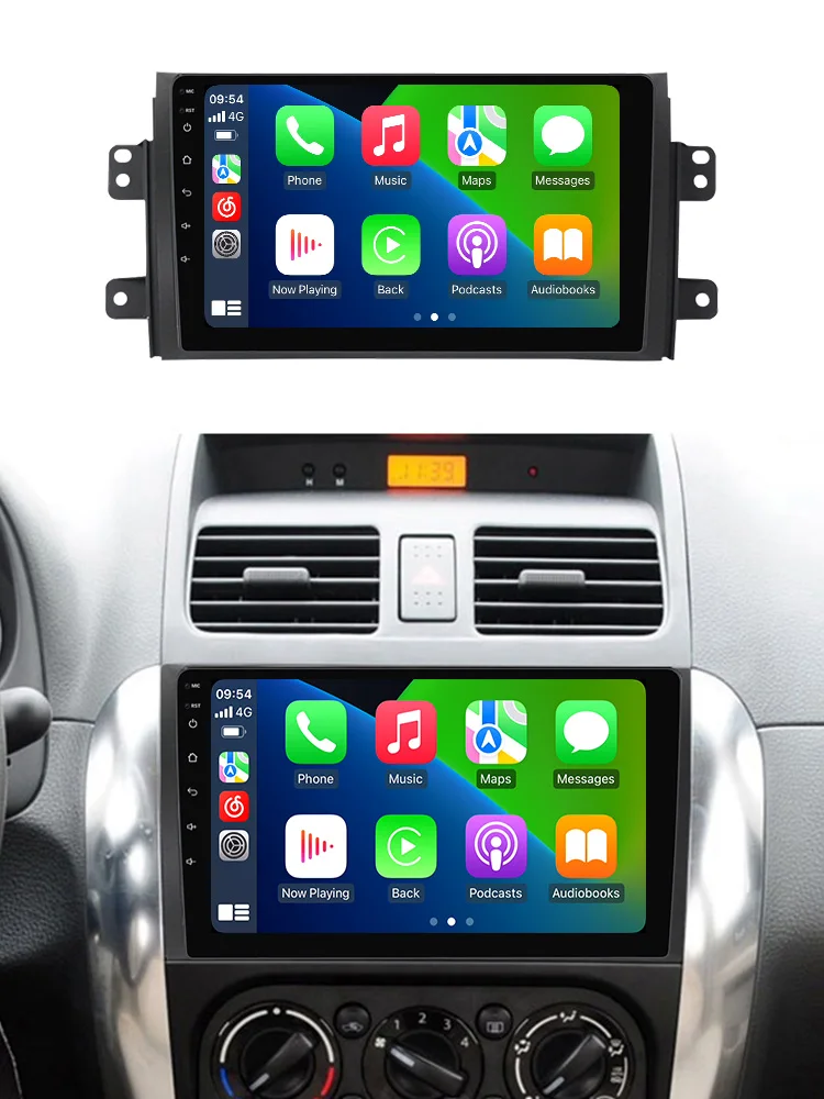 MEKEDE Android Scherm Autoradio Stereo Voor Suzuki SX4 2006-2014 Draadloze Carplay Auto WIFI BT RDS Auto Multimedia Video speler - afbeelding 2