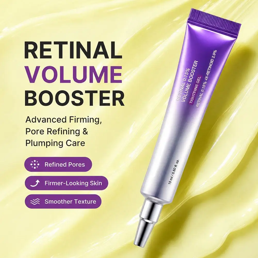 1-10Pcs Retinal Volume Booster Tightening Gel 15ml - 4X Retinoid Complex with Micro Spicules for Face & Body Firming