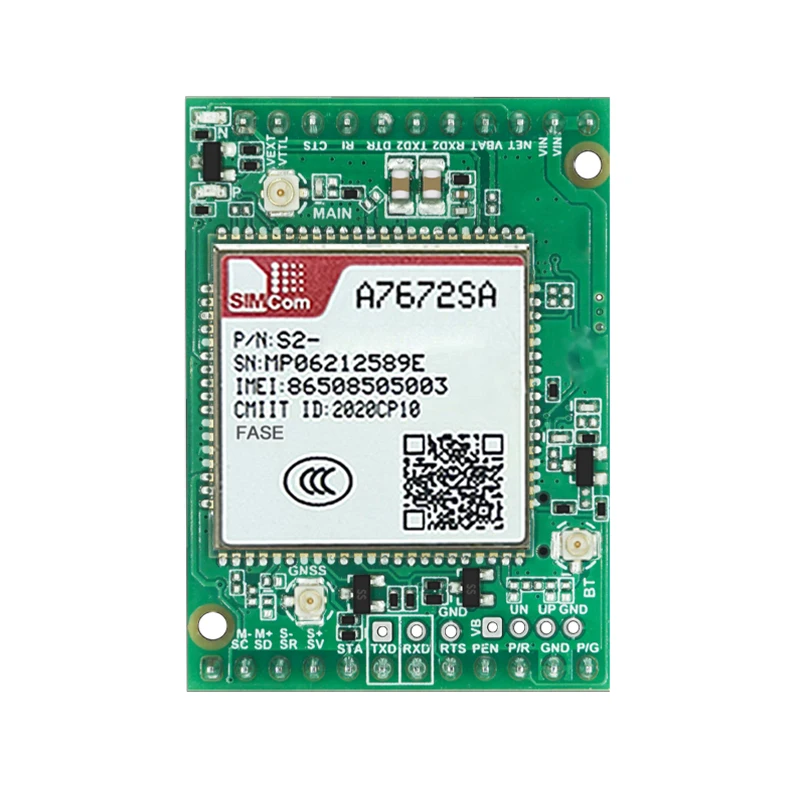 SIMCOM A7672SA-FASE  Core Board LTE CAT1+4G+2G+BT+GNSS+Voice CC-MCore-A7672SA-FASE  module