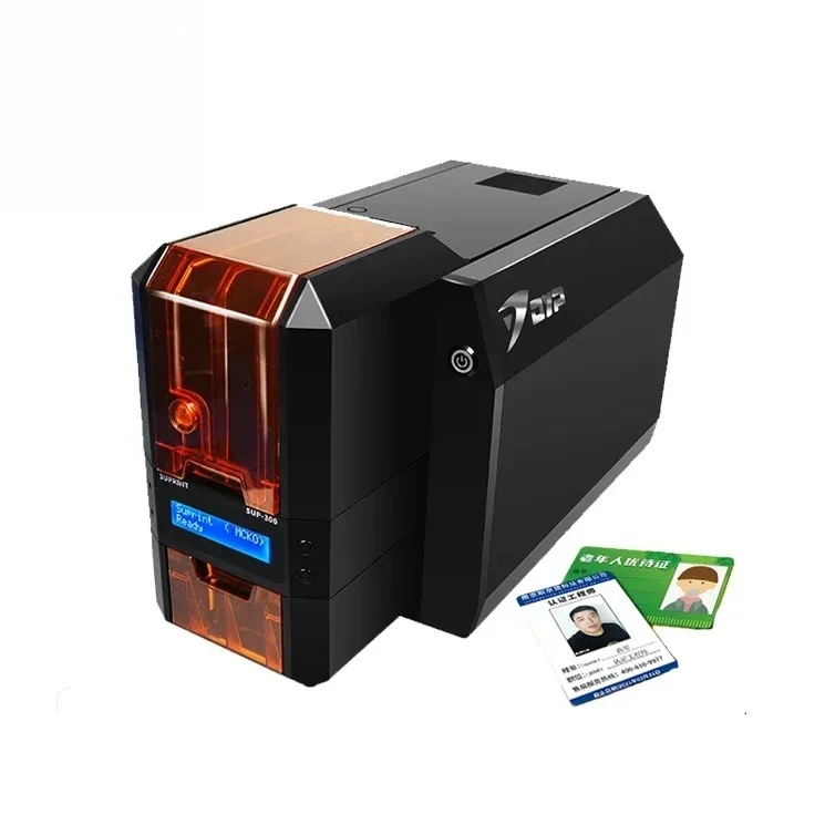 cheapest single side printer Suprint SUP-300 Dye-sublimation id card Printer