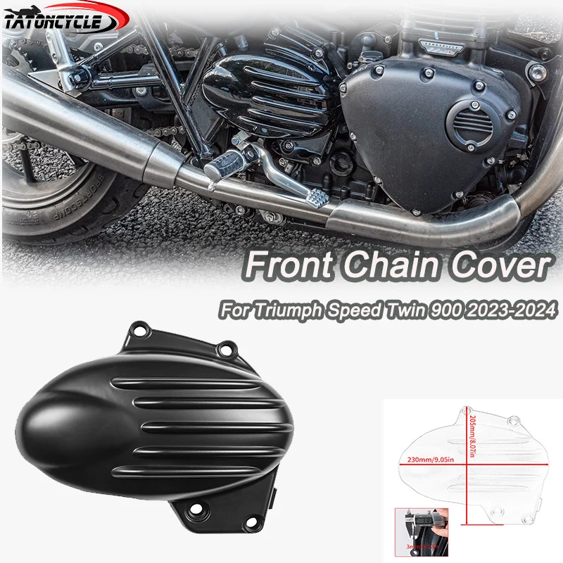 

Front Chain Cover For Triumph Speed Twin 900 2023-2024 Motorcycle Accessories Retrofit Protection Accessories Chassis Decoration