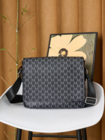 Simple Casual Flap Crossbody Bag Business Work Commuter Portable Shoulder BagTravel Lightweight Large Capacity Satchel Bag