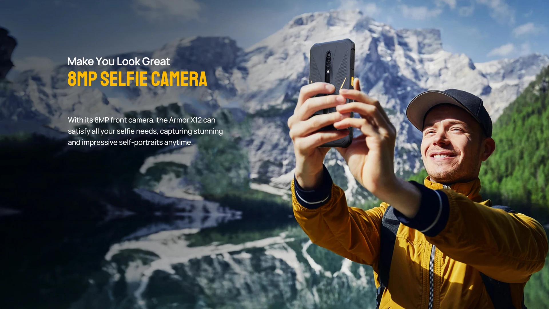 Ulefone Armor X12,Android 13,Up to 6ГБ(3ГБ+3ГБ)RAM,32ГБ ROM,4860mAh,13MP , 5.45", 4G NFC,Global Version