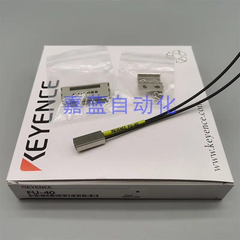 KEYENCE FU-40 Fiber Optic Sensor with Auto Focus Long Distance Transparent Object Detection Industrial Measurement Tool