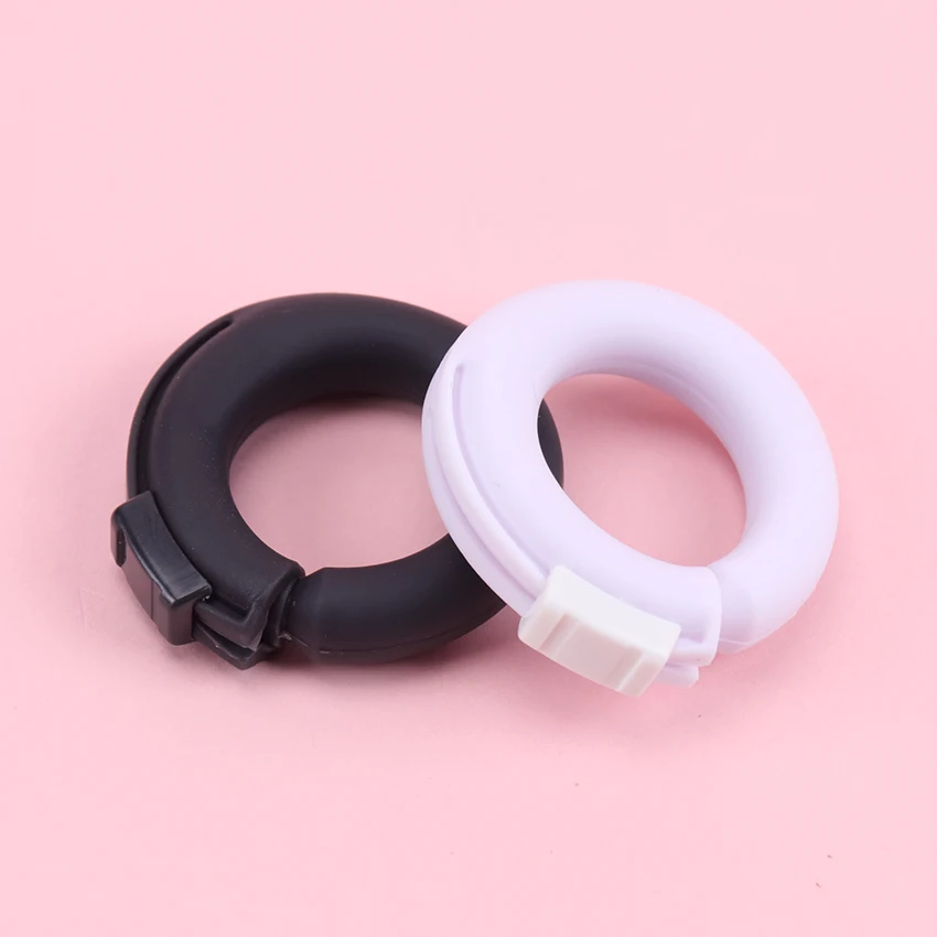 Adjustable Silicone Penis Ring Semen Lock Fixed Foreskin O Ring Delay Ejaculation Cock Rings Erection Extension Sex Toys For Men