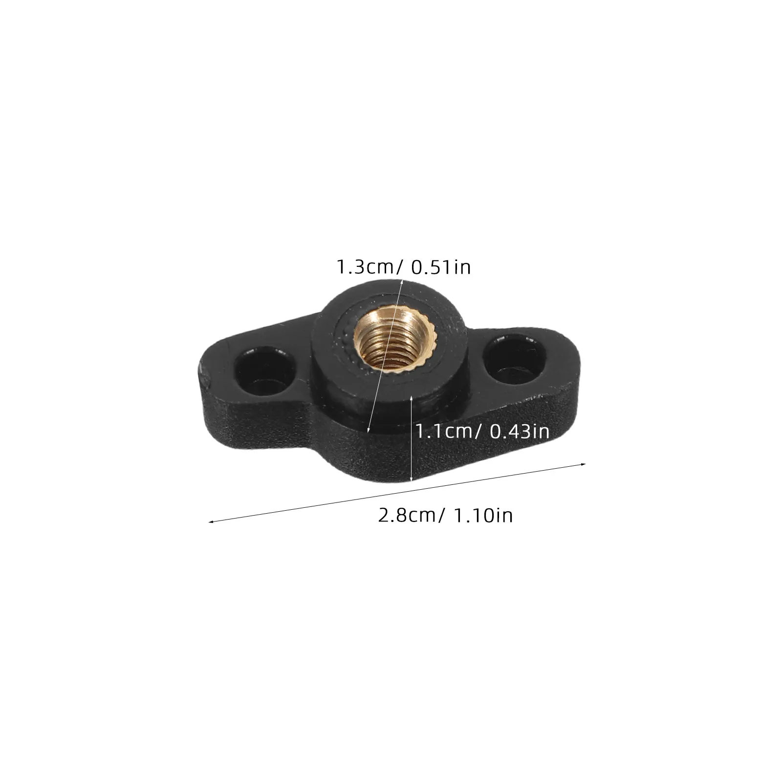 30Pcs T-Shaped Nut Plastic Wing Knob Hand Tightening Thumb Screw Threaded Grip for Woodworking Jigs Electronic Equipment M5