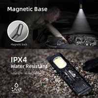WARSUN T7 LED Torch Portable Mini Flashlight 800LM Rechargeable Pocket Light Magnetic Base Clip Work Light Hiking Fishing EDC 3