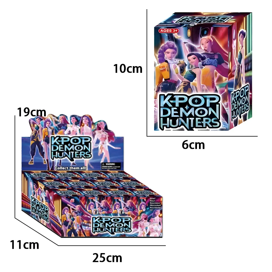 Anime Kpop Demon Hunters verzamelfiguur speelgoed - desktop decoratiemodel voor fans geanimeerde tekeningen gaming randapparatuur