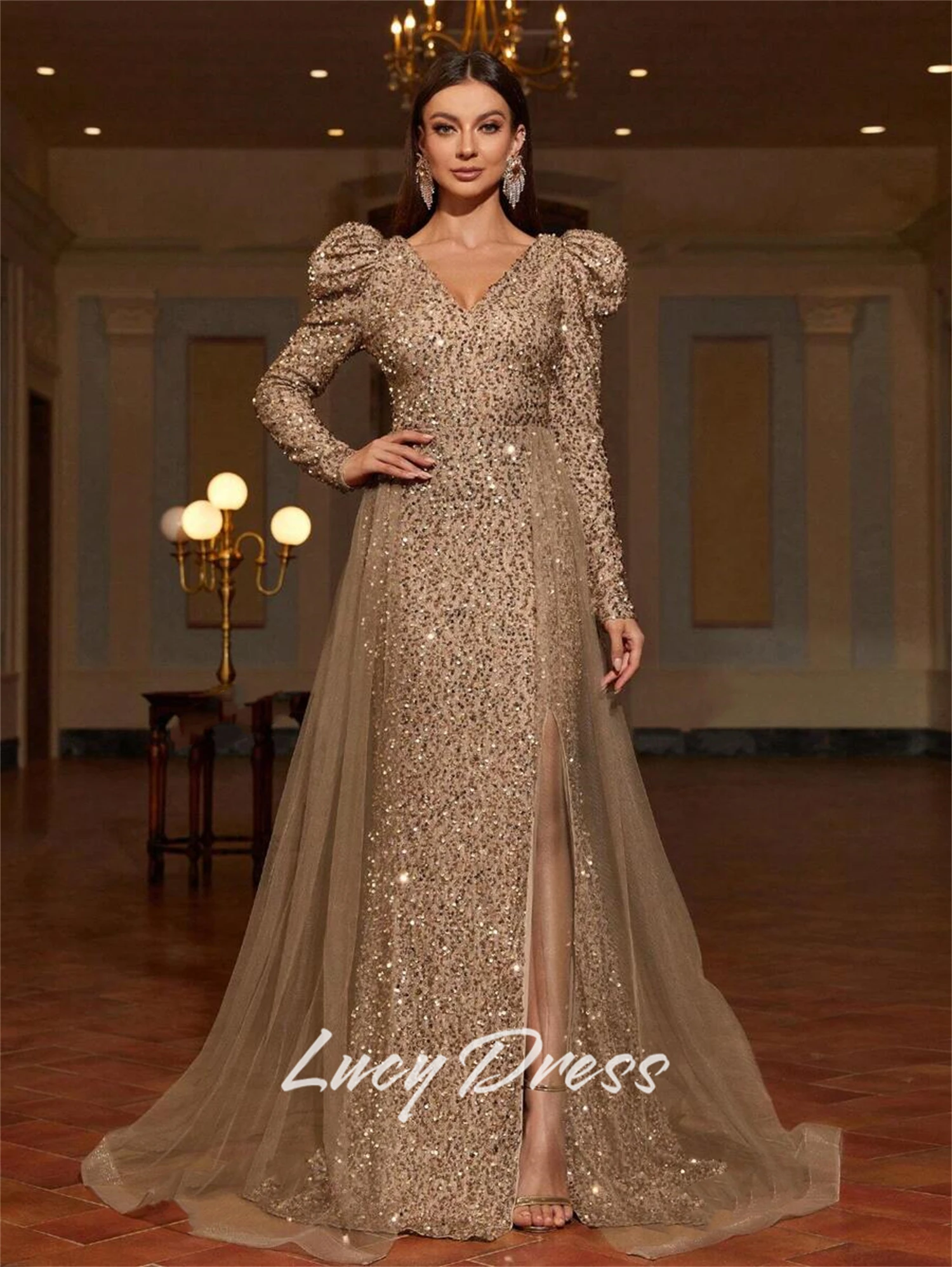 Lucy Aangepaste Avondjurken Vrouw Elegante Feestjurken 2025 Vrouw Speciale Gelegenheidsjurk Zeemeermin Galajurken Feestjurk