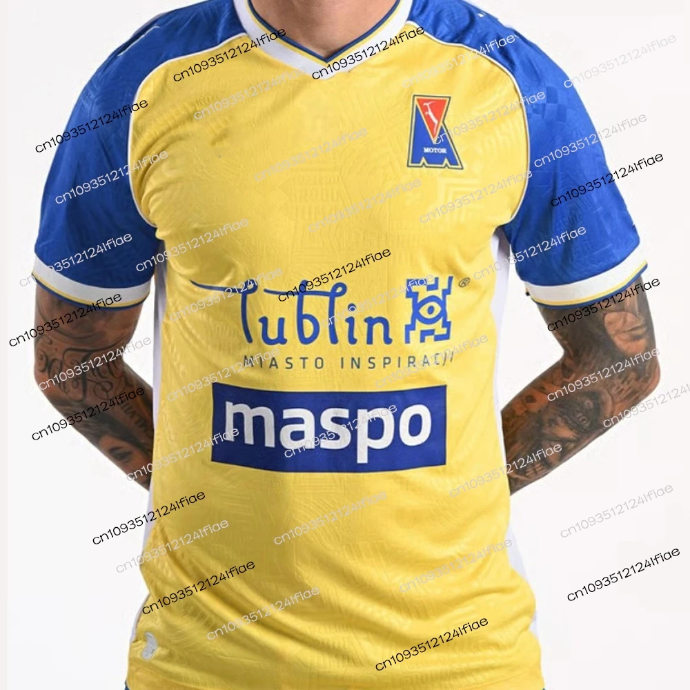 2026/27 New Motor Lublin  Poland  Football Match Jersey Breathable, Quick-Drying Men's T-Shirt  Kids' Special Football Kit