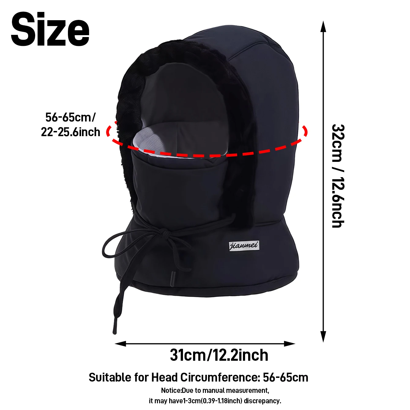 Balaclava Winter Warm Mask Multi Functional Neck Warmer, Windproof and Cold Resistant, Motorcycle Outdoor