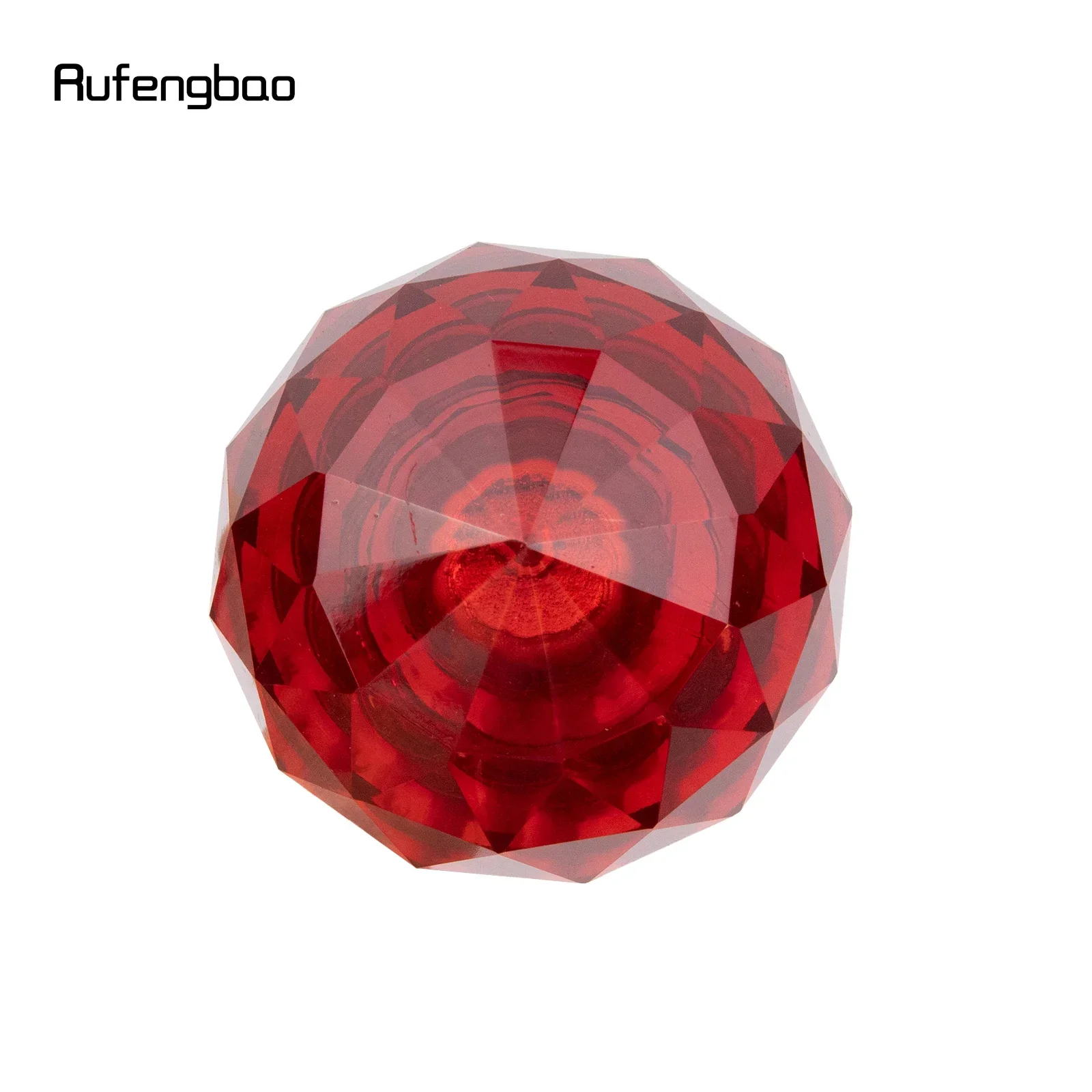 Bastone da passeggio con sfera di vetro rosso Bastone decorativo di lusso alla moda Bastone decorativo Bastone da palcoscenico per performance di moda elegante 92 cm