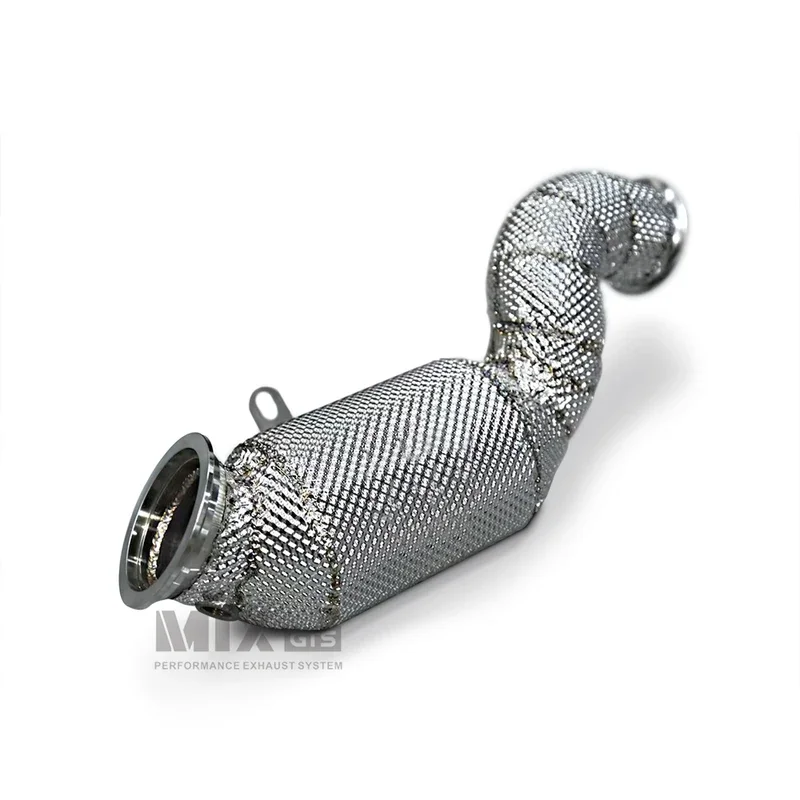 Left-Driver High Flow Performance Exhaust System, LHD Downpipe for Mercedes Benz C200 C250 C300 W205 E200 E250 E300 W213 2.0T