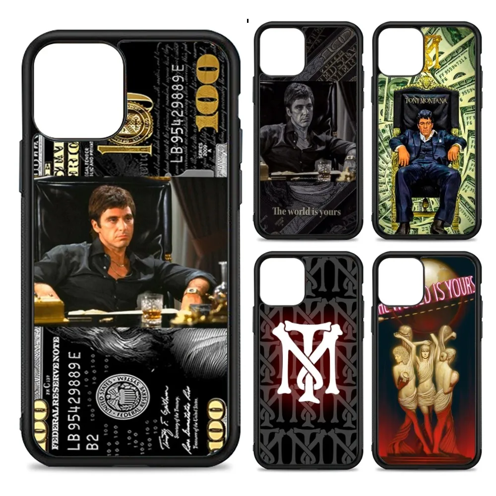 

S-scarface Film classic Phone Case Silicone PC+TPU For For iPhone 11 12 13 14 15 16 Plus Pro Max Cover