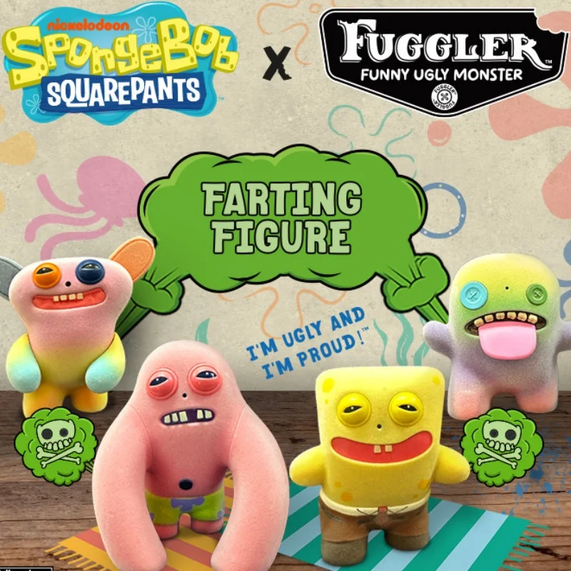 

Забавная фигурка-пердушка Фуглер: Губка Боб, Патрик Стар, Зубастый Монстр. Звуковая индукционная игрушка. Уродливые, милые, забавные подарки на день рождения.