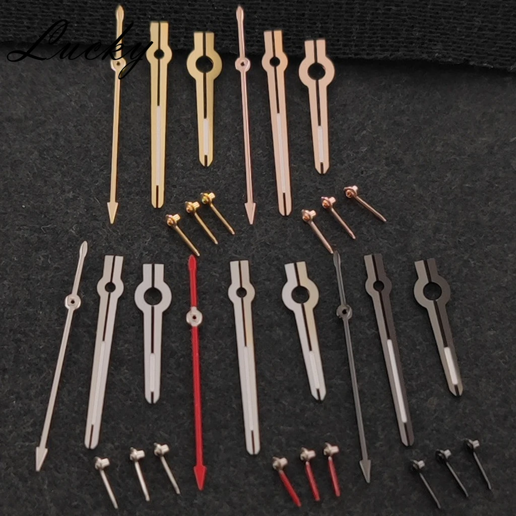 عالية الجودة 6 دبابيس VK63 ساعة الأيدي الفضة الأسود الذهب ارتفع الأيدي الأخضر مضيئة الساعات مؤشرات صالح VK63 VK63A حركة الكوارتز