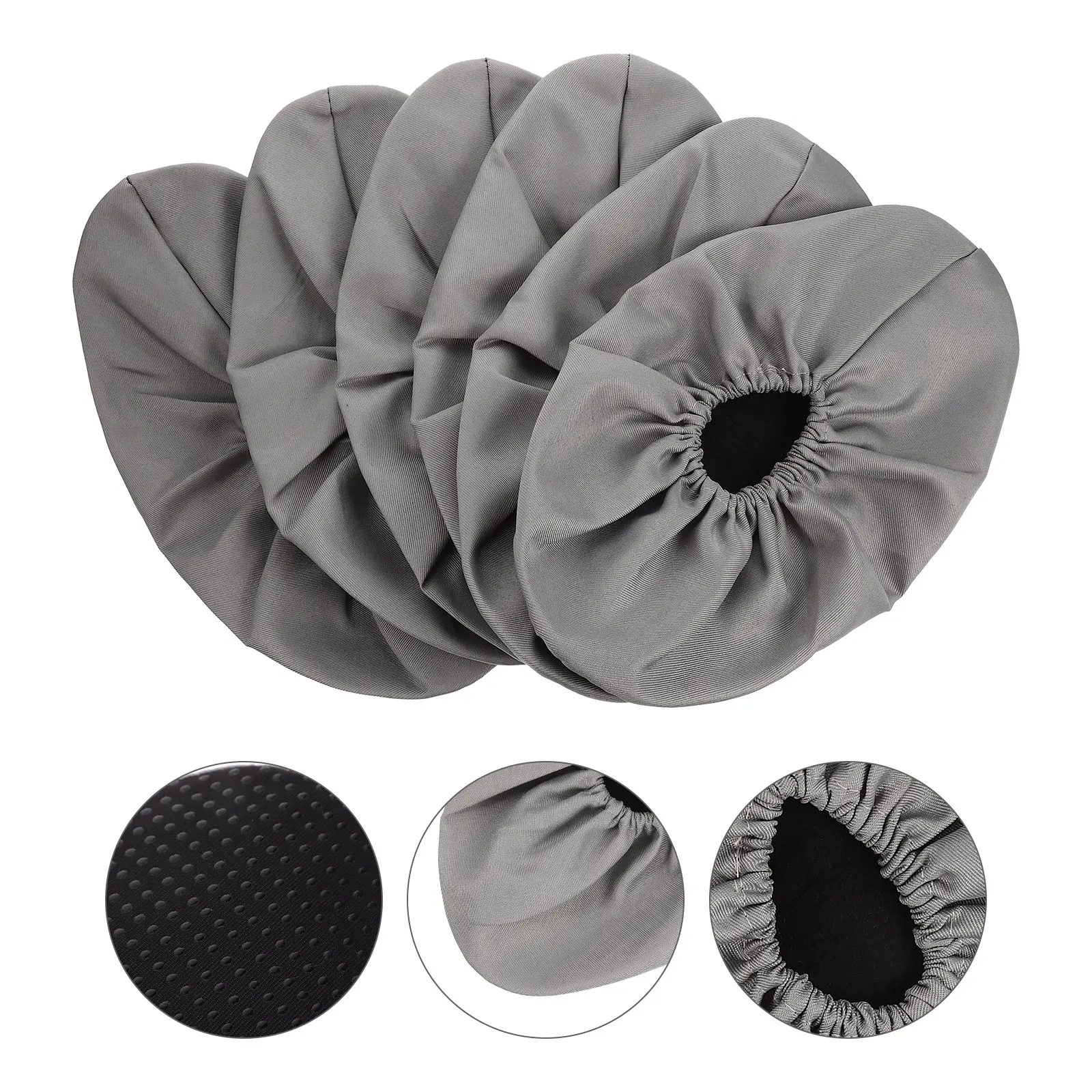 

3 Pairs Non-slip Shoe Covers Protective Breathable Non-skid Cases Cloth Travel