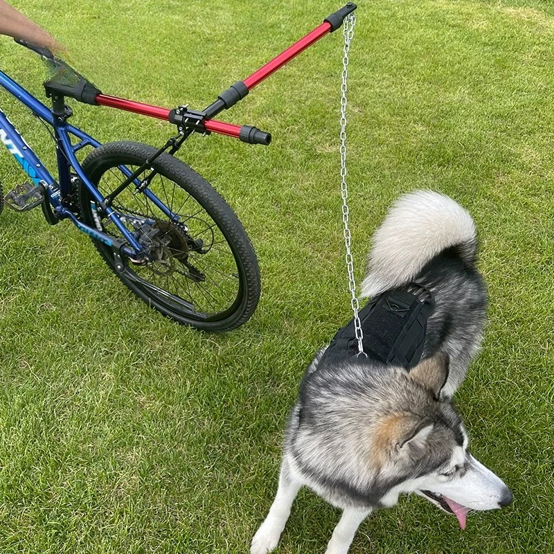 Bicycle Dog Leash Holder, Pet Traction Rope for Cycling, Dog Walking Bracket, Safe Dog Leash for Large Dogs