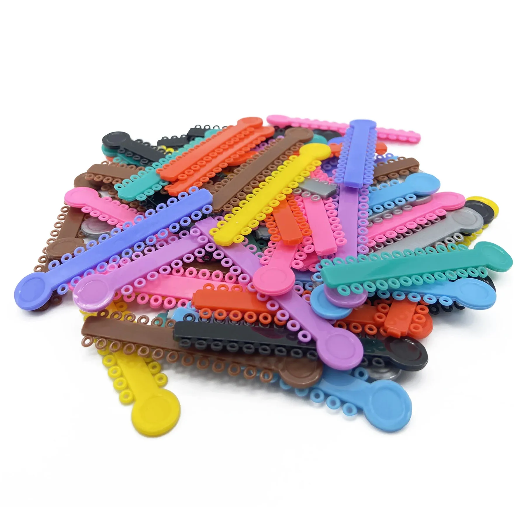 1Pack=1040PCS/40Sticks Dental Orthodontic Elastic Ligature Ties Bands for Brackets Braces Ortho Treatment 42 Dentistry Materials