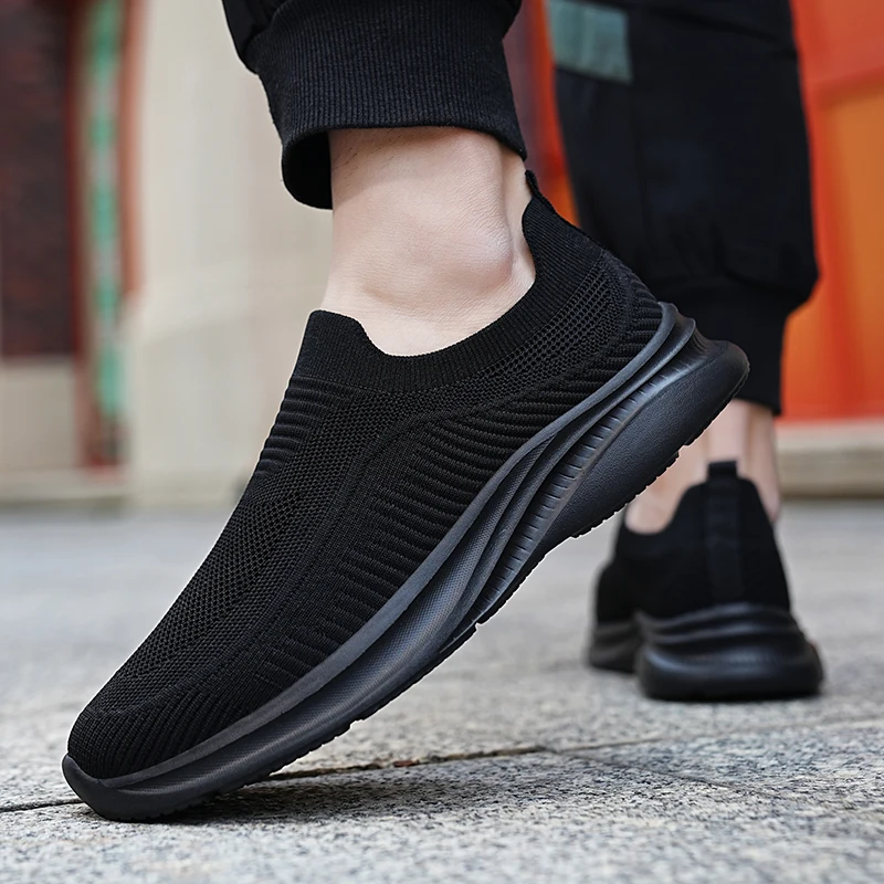 Men Sneakers Lightweight Non-Slip Comfortable Breathable Mesh Brand Safety Luxyry Casual Male Professional Outdoor Sports Shoes