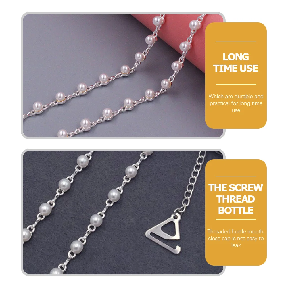 

1Pair Women's Pearl Bra Shoulder Straps Alloy Non Slip Bra Strap Holders Replacement Underwear Strap Clips Decorative Rose