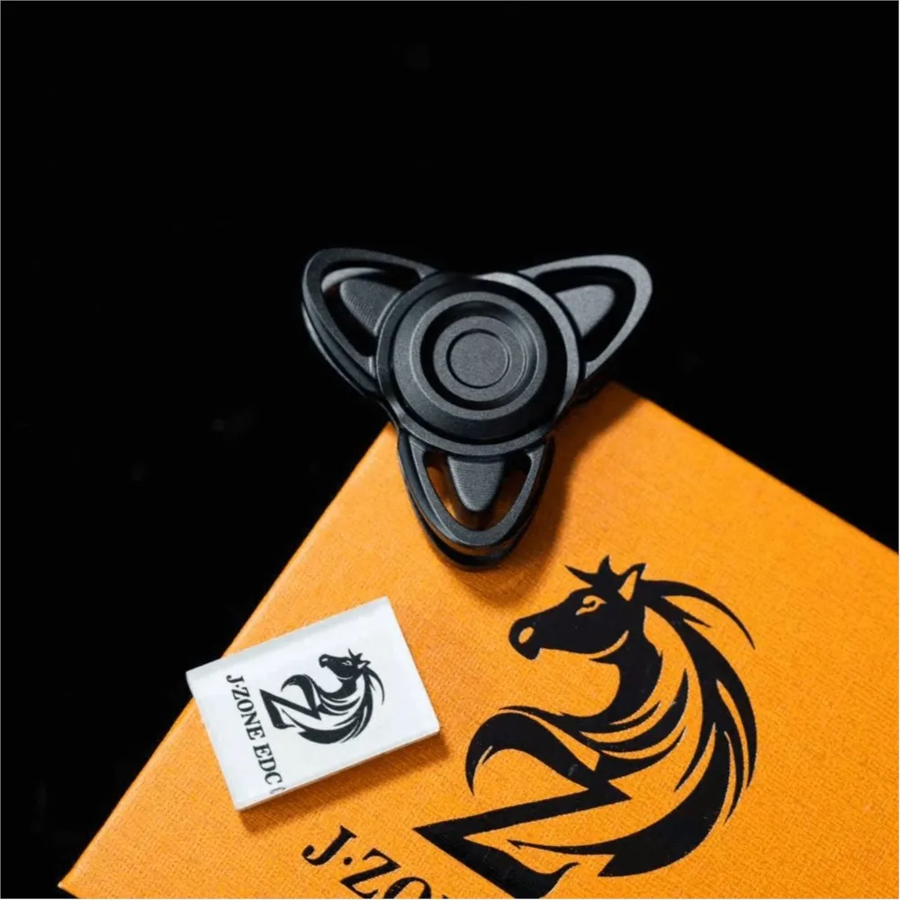 J ZONE EDC Diting Fidget Spinner, juguetes antiestrés de aluminio para adultos, Spinners de tres hojas, accesorios de escritorio de oficina