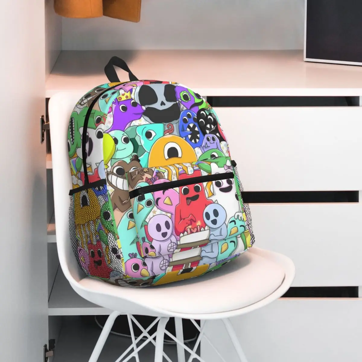 

Рюкзак Garten Of Banban с героями мультфильмов, рюкзак большой емкости для мальчиков и девочек, школьная сумка, сумки на плечо для мужчин и женщин