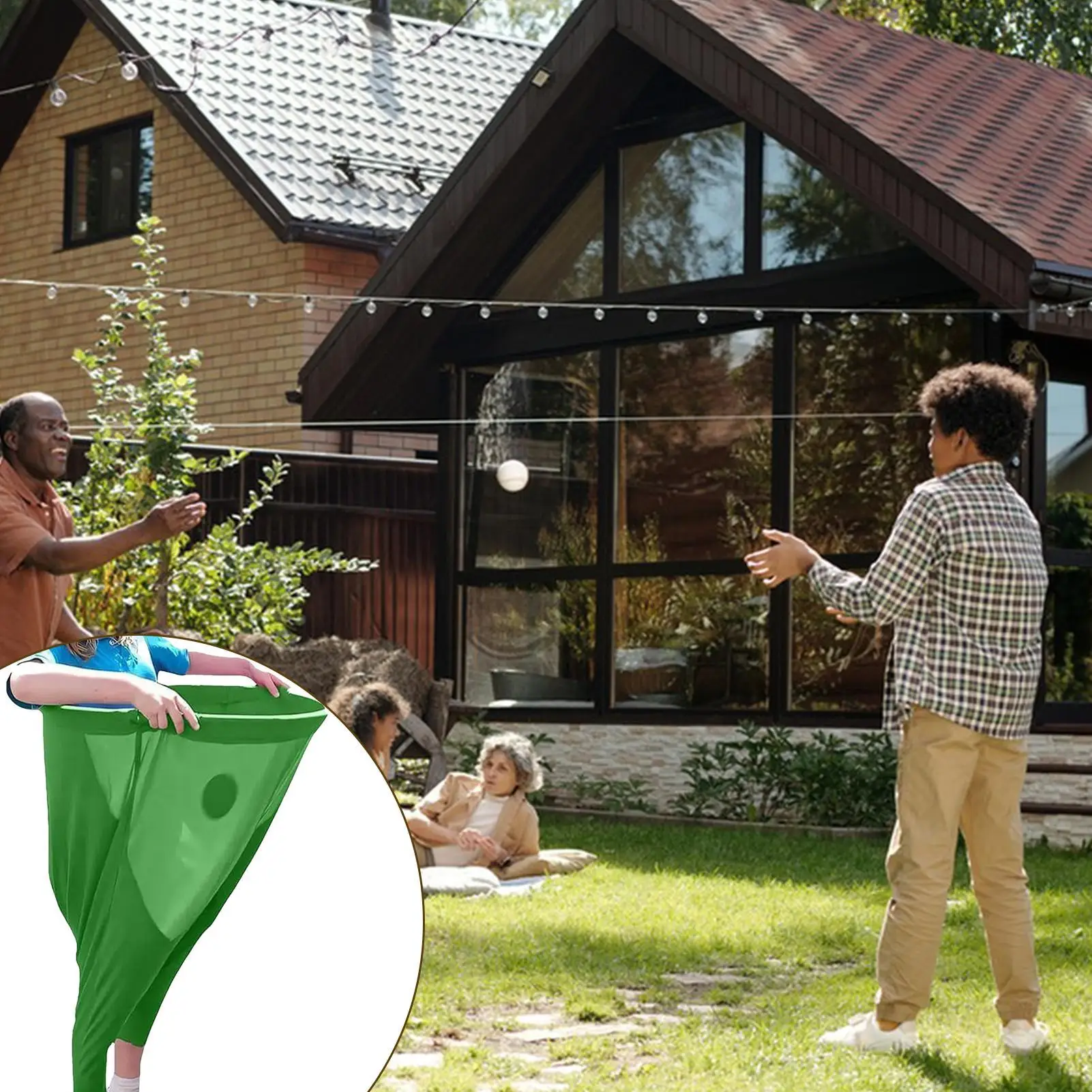 Granny Pants Party Rush Yard Game The Ultimate Backyard Party Game Jeux drôles Parent Enfant Jeu de lancement Accessoires Jouets avec balles