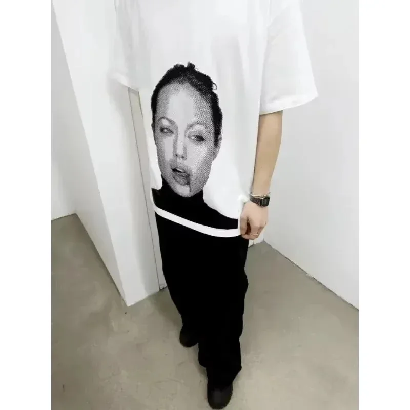 

2025 Мужская теплая модная повседневная свободная розовая футболка с рисунком дракона и 3D принтом, спортивная футболка с круглым вырезом и короткими рукавами, большой размер